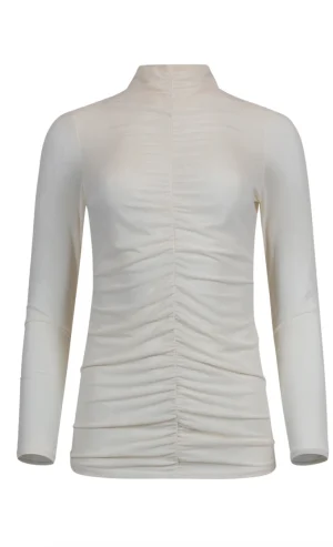 Tops|Tops>Loobies Story Aston Ruched Top  - Black