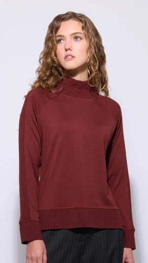 Knitwear|Neris>Neris Back Story Jumper - Red Clay