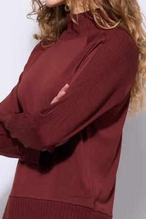 Knitwear|Neris>Neris Back Story Jumper - Red Clay