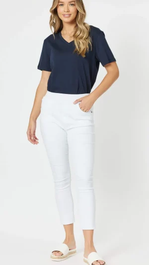 Pants Edit|Jeans>Threadz Bella Stretch Jean - White