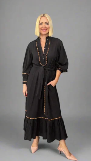 Maxi Dresses|Neris>Neris Belle Dress - Black