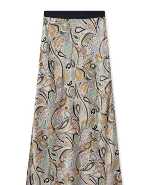 Skirts|Suits & Matching>Mos Mosh Bias Arzu Skirt  - Smoke Green