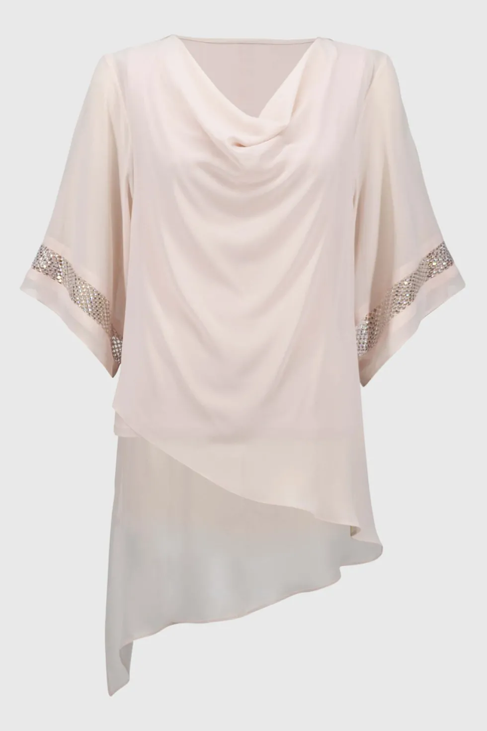 chiffon-signature-asymmetrical-KnPlWoMu-4.webp Tops|Tops>Joseph Ribkoff Chiffon Signature Asymmetrical Layered Top 251740