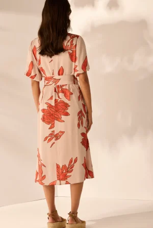 Midi Dresses|Lania The Label>Lania Chino Dress - Amber