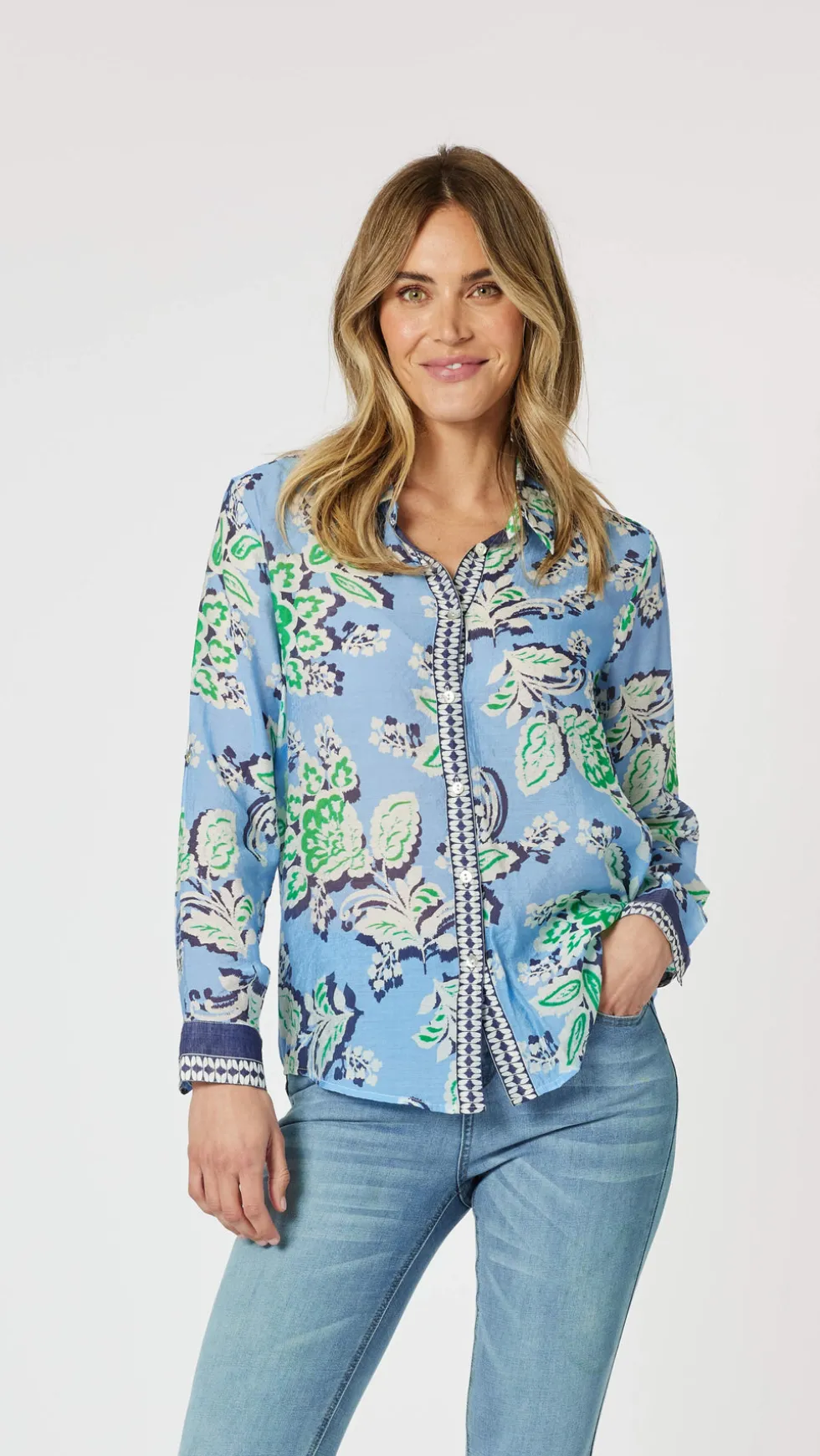 coastal-print-shirt-size-8-WsdzTtpu-0.webp Gordon Smith|Women's Work Dresses & Work Wear>Gordon Smith Coastal Print Shirt Size 8
