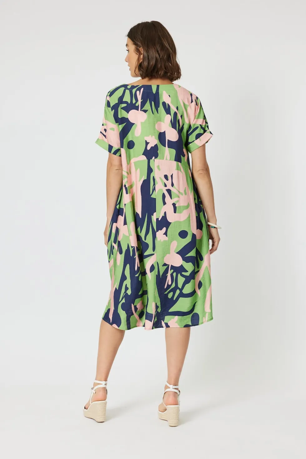 como-printed-dress-green-siz-GjALPJlI-2.webp Midi Dresses|Clarity>Clarity Como Printed Dress - Green Size 8/10