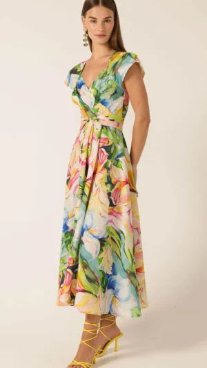 Sacha Drake|Midi Dresses>Sacha Drake Dahlia Midi Dress Size 8