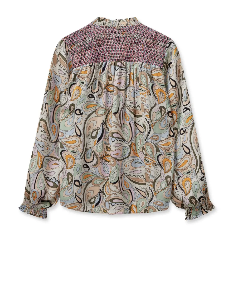 detta-arzu-blouse-smoke-gree-bIBOZifL-2.webp Blouses|Suits & Matching>Mos Mosh Detta Arzu Blouse - Smoke Green Size 10