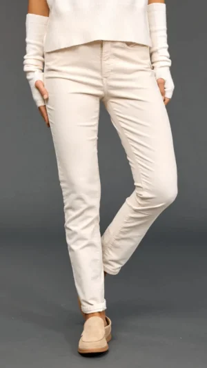 Pants Edit|Lauren Vidal>Lauren Vidal Dino Chino Pants - Creme