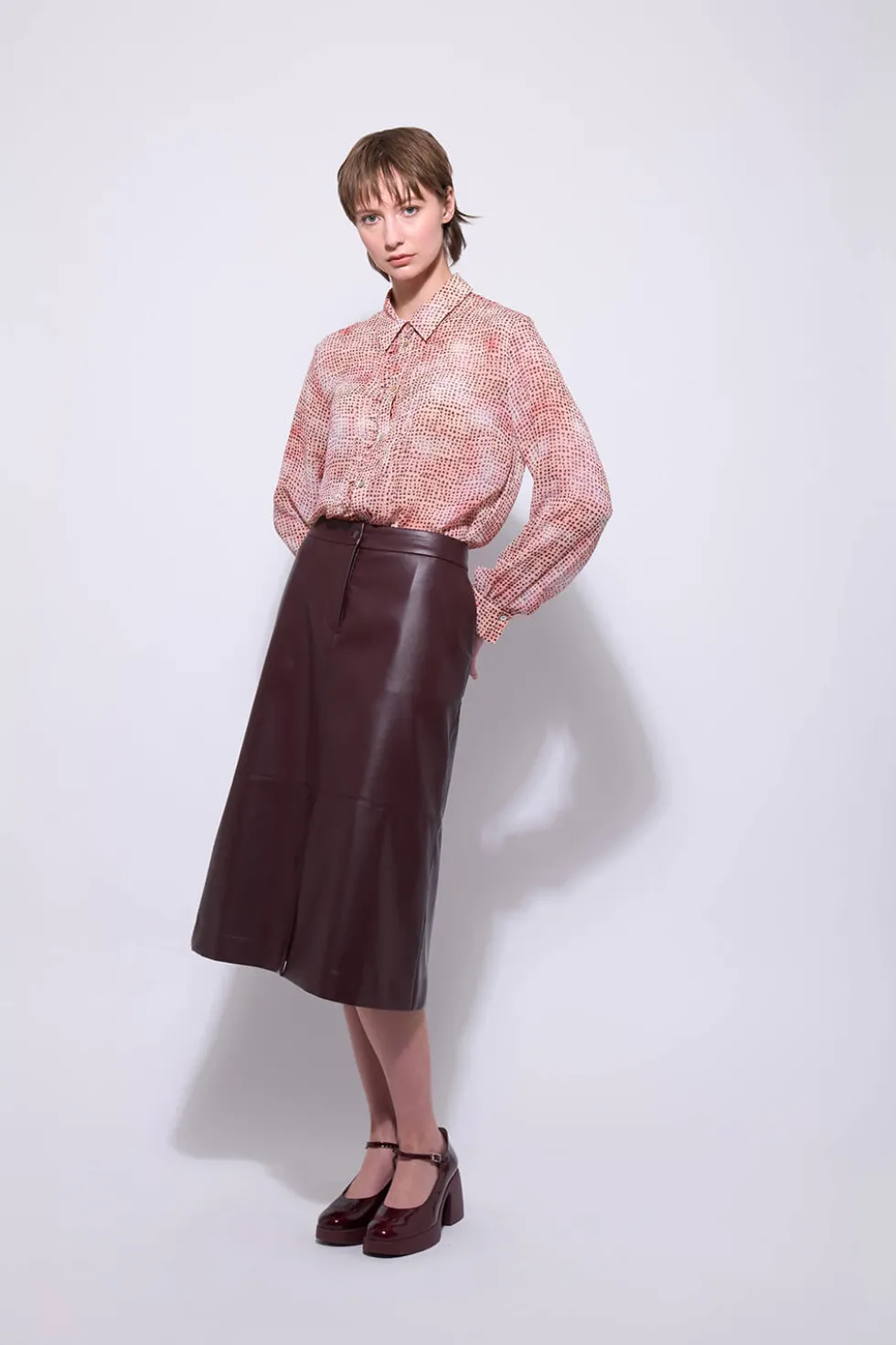 dotty-shirt-melba-spot-UKXmARPz-3.webp Shirts Edit|Neris>Neris Dotty Shirt - Melba Spot