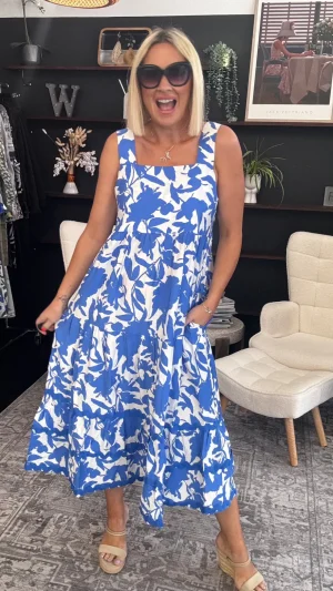 Midi Dresses|Threadz>Threadz Florida Sun Dress Size 10