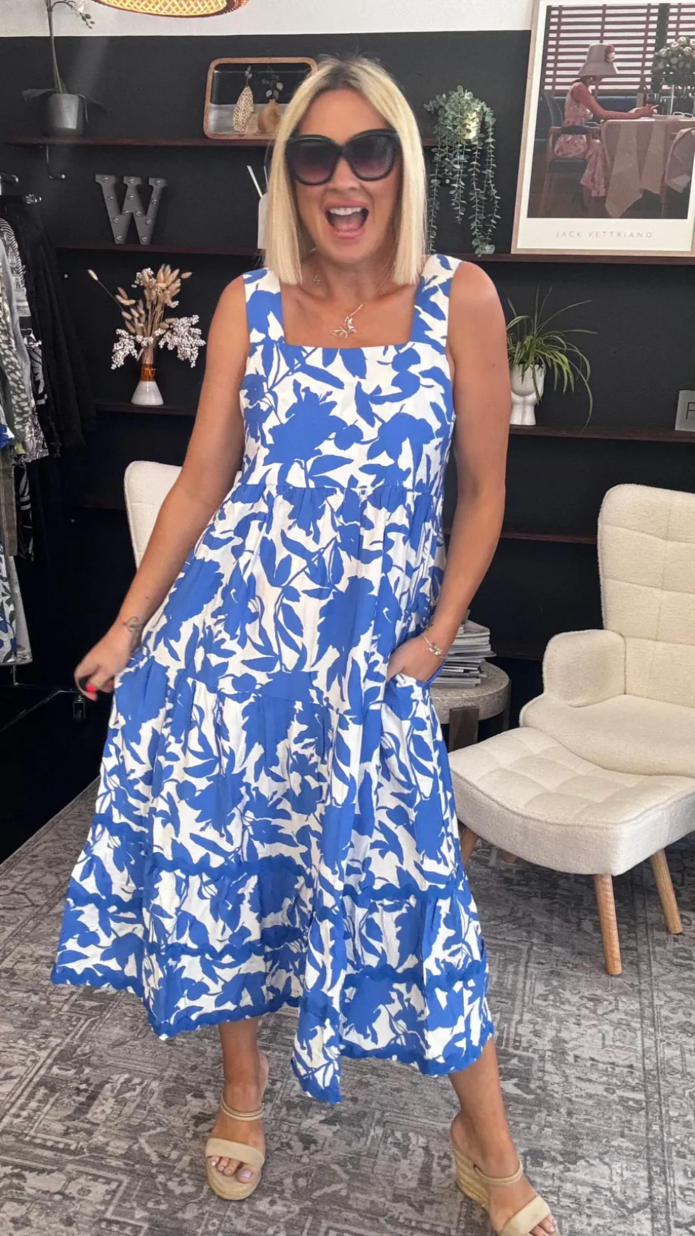 florida-sun-dress-size-10-bIhKjbAt-1.webp Midi Dresses|Threadz>Threadz Florida Sun Dress Size 10