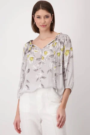 Blouses|Monari>Monari Flower Blouse