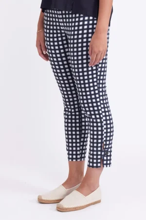 Pants Edit|Casual Pants>Foil Fuss Free Capri Pant - Chubby Checker
