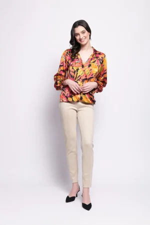 Blouses|FOIL>Foil Gala Twist Blouse - Best Exotic