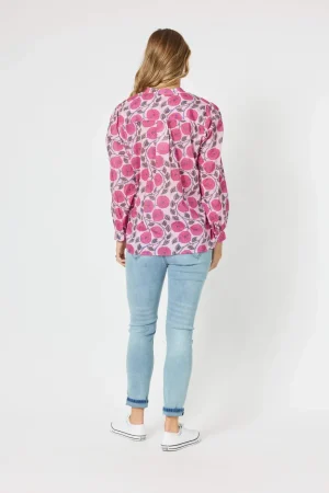 Blouses|Threadz>Threadz Getaway Blouse - Hot Pink Size 16