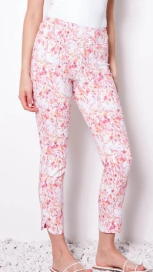 Pants Edit|Casual Pants>Up! Pants Ginger Petal-Slit Techno Ankle Pant