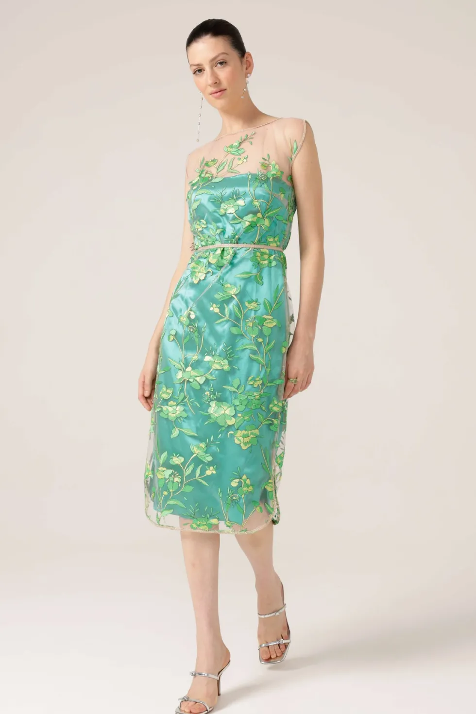 Midi Dresses|Sacha Drake>Sacha Drake Glistening Tanager Dress
