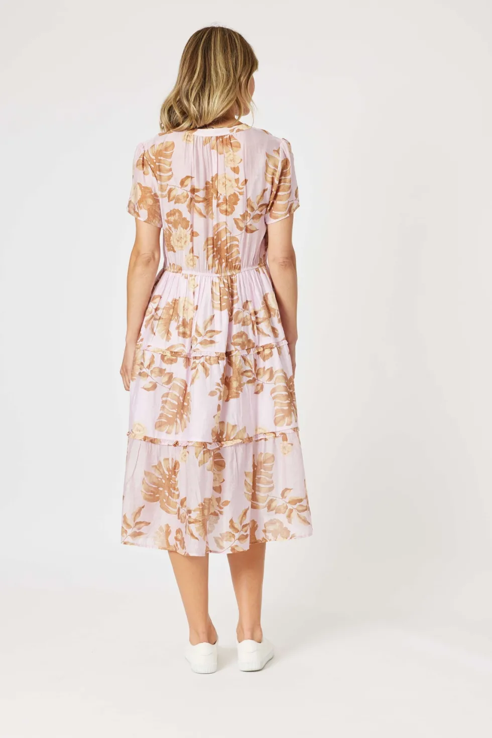 haiti-floral-dress-pinknatur-sAZlSJei-2.webp Shirts Edit|Shirt Dresses>Gordon Smith Haiti Floral Dress - Pink/Natural