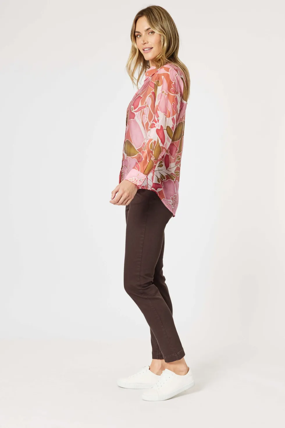 hunter-floral-print-sheer-shir-AhyrraZt-3.webp Shirts Edit|Gordon Smith>Gordon Smith Hunter Floral Print Sheer Shirt - Blush Multi