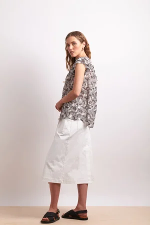 Blouses|Neris>Neris In Print Top - Petal