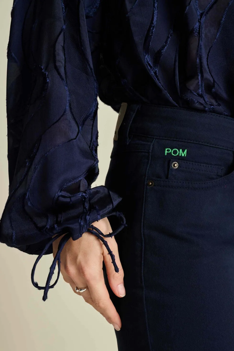 jacquard-midnight-blue-blouse-DnyaoPvD-1.webp Blouses|POM Amsterdam>POM Amsterdam Jacquard Midnight Blue Blouse Size 14