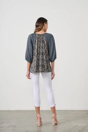Blouses|Caju>Caju Kosmos Print Blouse