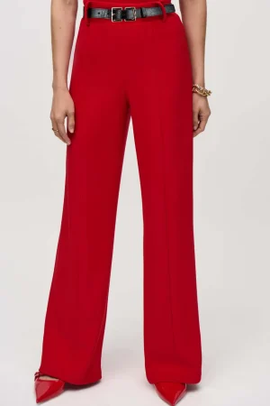 Pants Edit|Dress Pants>Joseph Ribkoff La Vie En Rose Belted Wide Leg Pants 244093 Size 14
