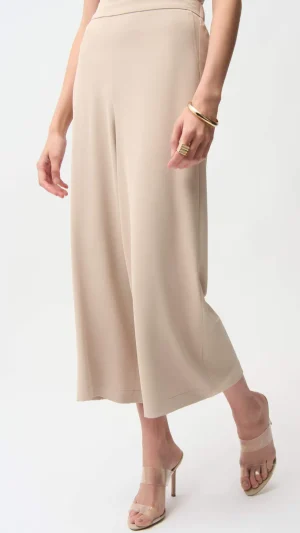 Pants Edit|Joseph Ribkoff>Joseph Ribkoff La Vie Pull-On Culotte Pants in Parchment u0026 Navy 261121