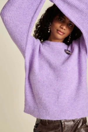 Knitwear|POM Amsterdam>POM Amsterdam Lavender Pullover Au10