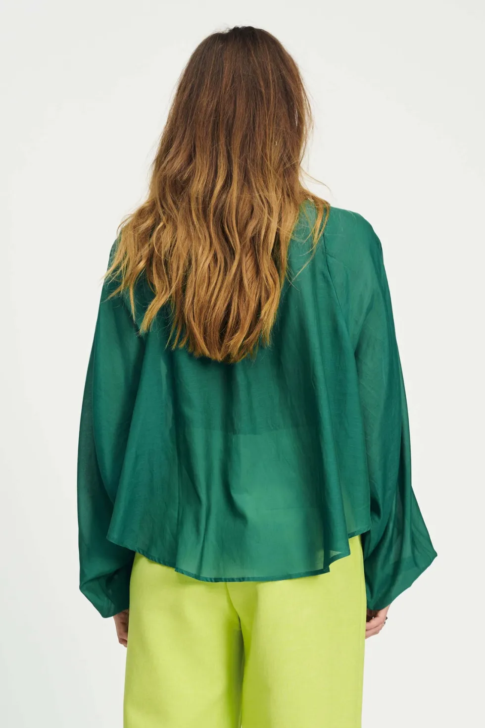 lena-meadow-blouse-green-WChvDBmr-1.webp Shirts Edit|Shirt Dresses>POM Amsterdam Lena Meadow Blouse - Green