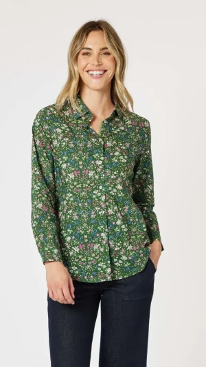 Knitwear|Gordon Smith>Gordon Smith Liberty Shirt  - Khaki