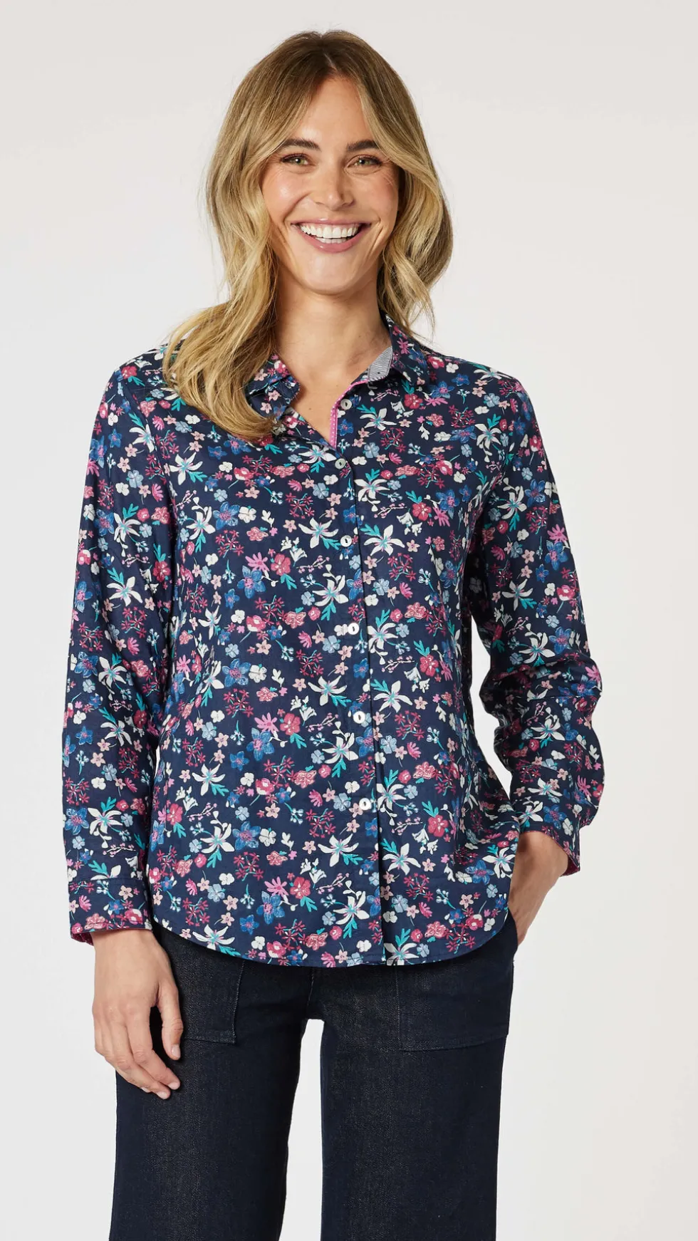 liberty-shirt-navypink-flora-yvNDtEzJ-0.webp Shirts Edit|Gordon Smith>Gordon Smith Liberty Shirt - Navy/Pink Floral