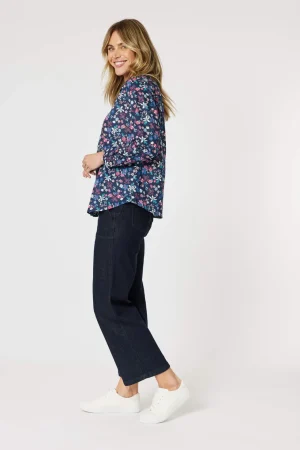 Shirts Edit|Gordon Smith>Gordon Smith Liberty Shirt - Navy/Pink Floral