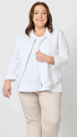 Jackets|Gordon Smith>Gordon Smith Lino Le Marais Jacket - White