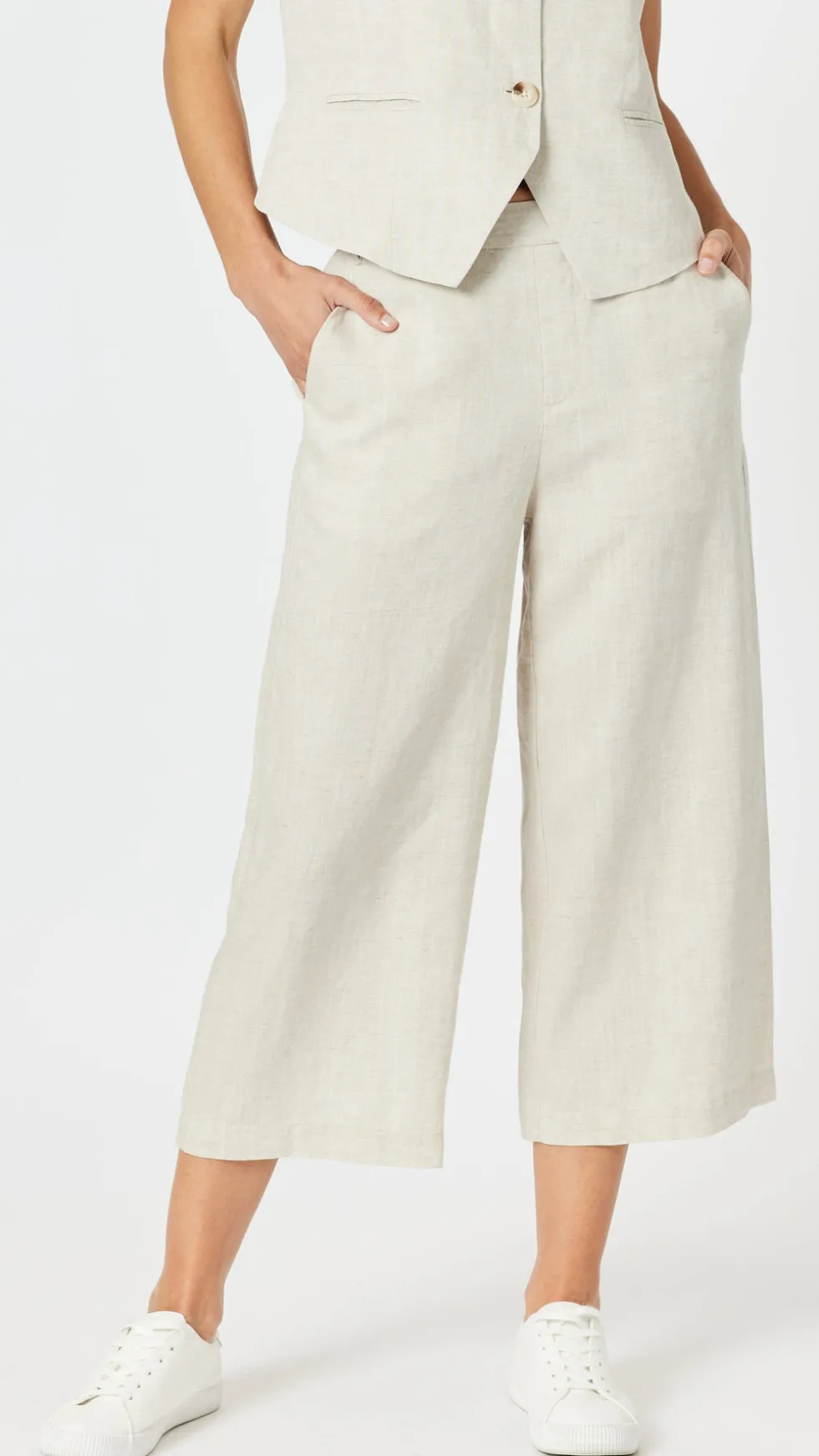 lino-wide-leg-pant-natural-cPWzakMK-0.webp Pants Edit|Casual Pants>Gordon Smith Lino Wide Leg Pant - Natural