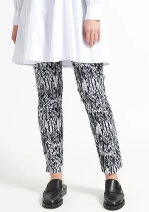 FOIL|Lucky Lasts>Foil Long Slim Trapeze Pant - Dreamcatcher Mono Size 8