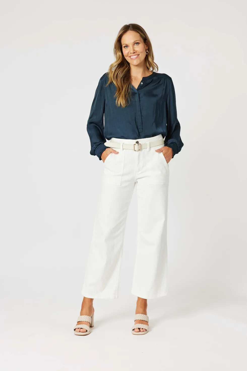 luxe-nehru-top-midnight-abcgcaLB-2.webp Tops|Tops>Hammock u0026 Vine Luxe Nehru Top - Midnight