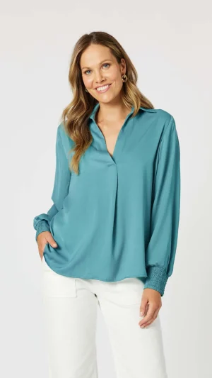 Tops|Tops>Hammock u0026 Vine Luxe Top - Teal