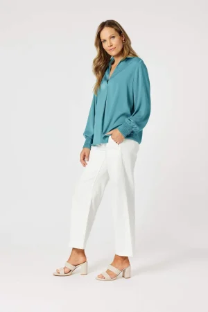 Tops|Tops>Hammock u0026 Vine Luxe Top - Teal