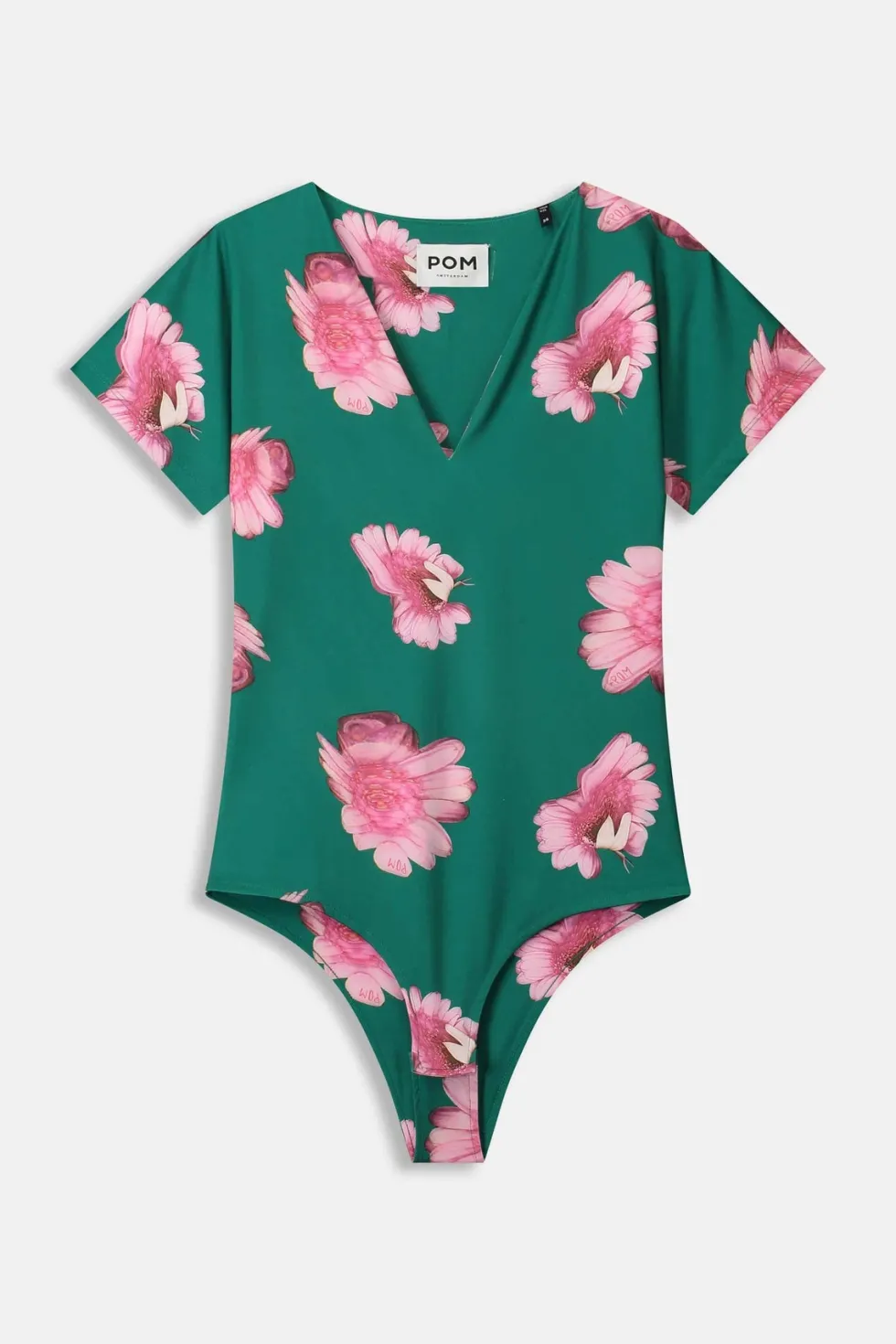 maddi-meadow-bodysuit-flower-Iiqxrppx-2.webp Tees|POM Amsterdam>POM Amsterdam Maddi Meadow Bodysuit - Flower Green