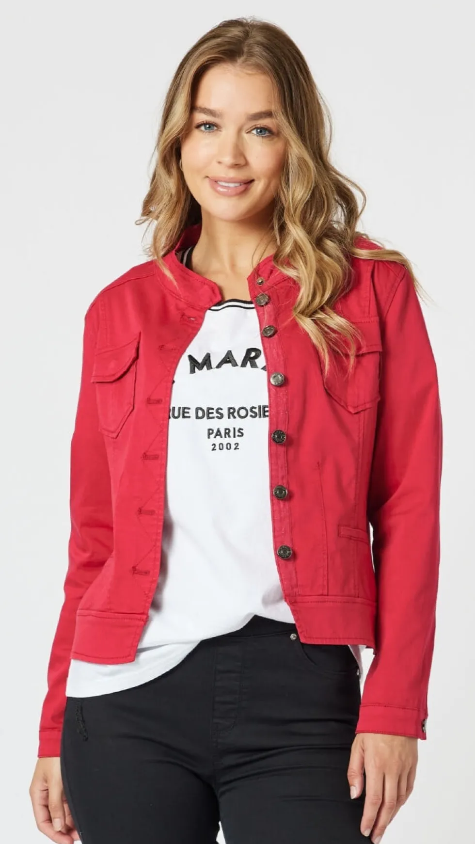 maggie-denim-jacket-red-size-QDTSFDqy-0.webp Jackets|Denim>Threadz Maggie Denim Jacket - Red Size 8