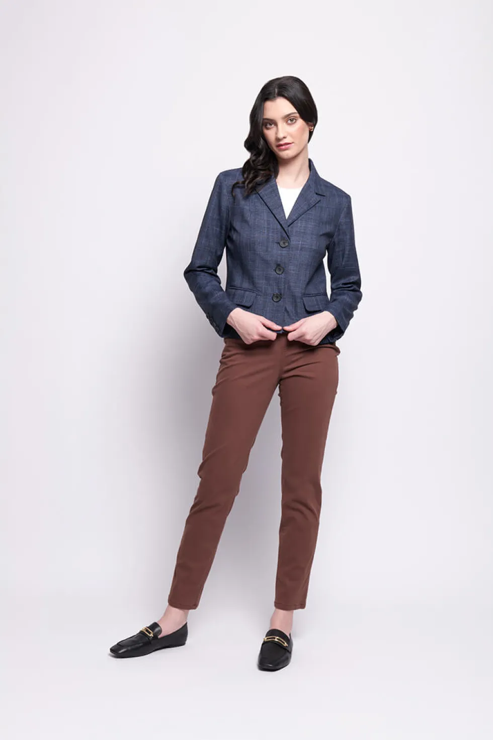 match-maker-jacket-dark-blue-TPqVDPun-4.webp Jackets|Suits & Matching>Foil Match Maker Jacket - Dark Blue Check Size 8