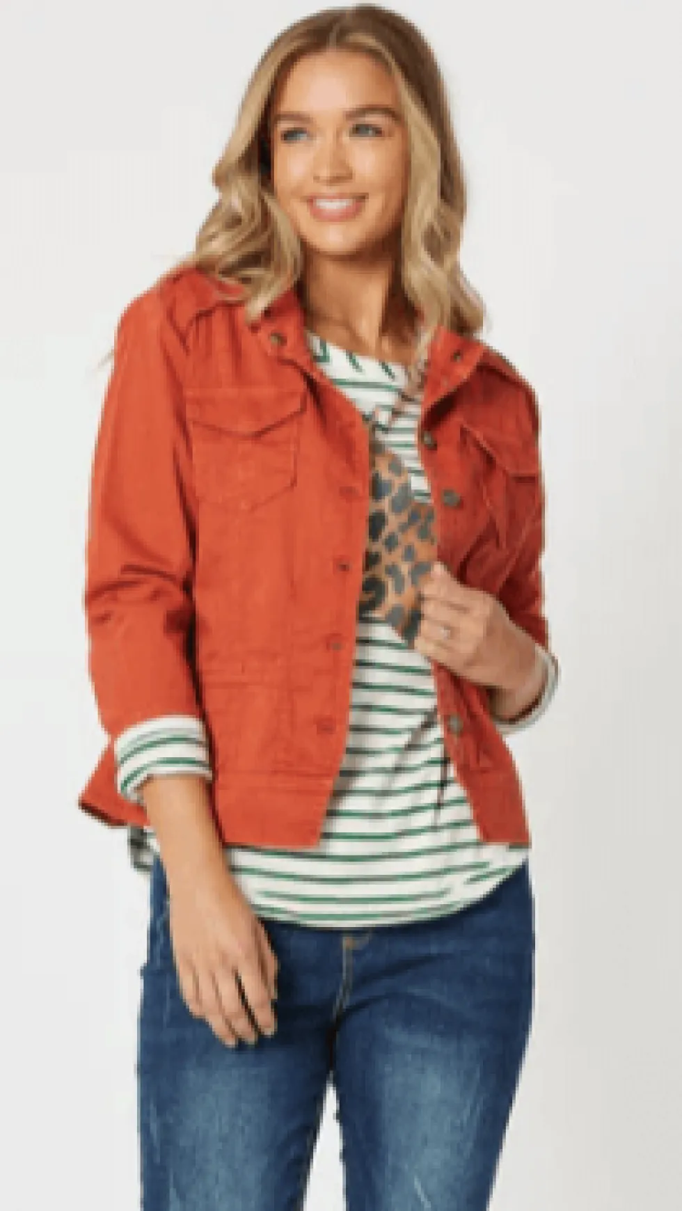 military-style-denim-jacket-QzBcYQjN-0.webp Jackets|Denim>Threadz Military Style Denim Jacket - Maple