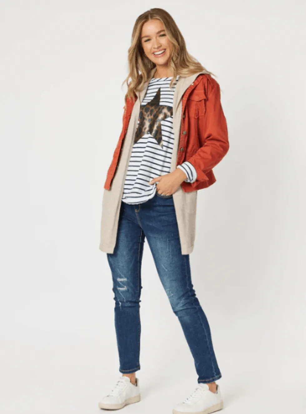 military-style-denim-jacket-QzBcYQjN-3.webp Jackets|Denim>Threadz Military Style Denim Jacket - Maple