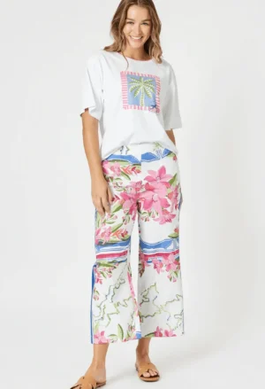 Plus Size - Curves 16-20|New Arrivals>Gordon Smith Monaco Pant - Sardinia Blue