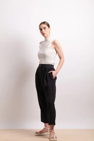 Pants Edit|Casual Pants>Neris My Space Pant - Onyx Stripe