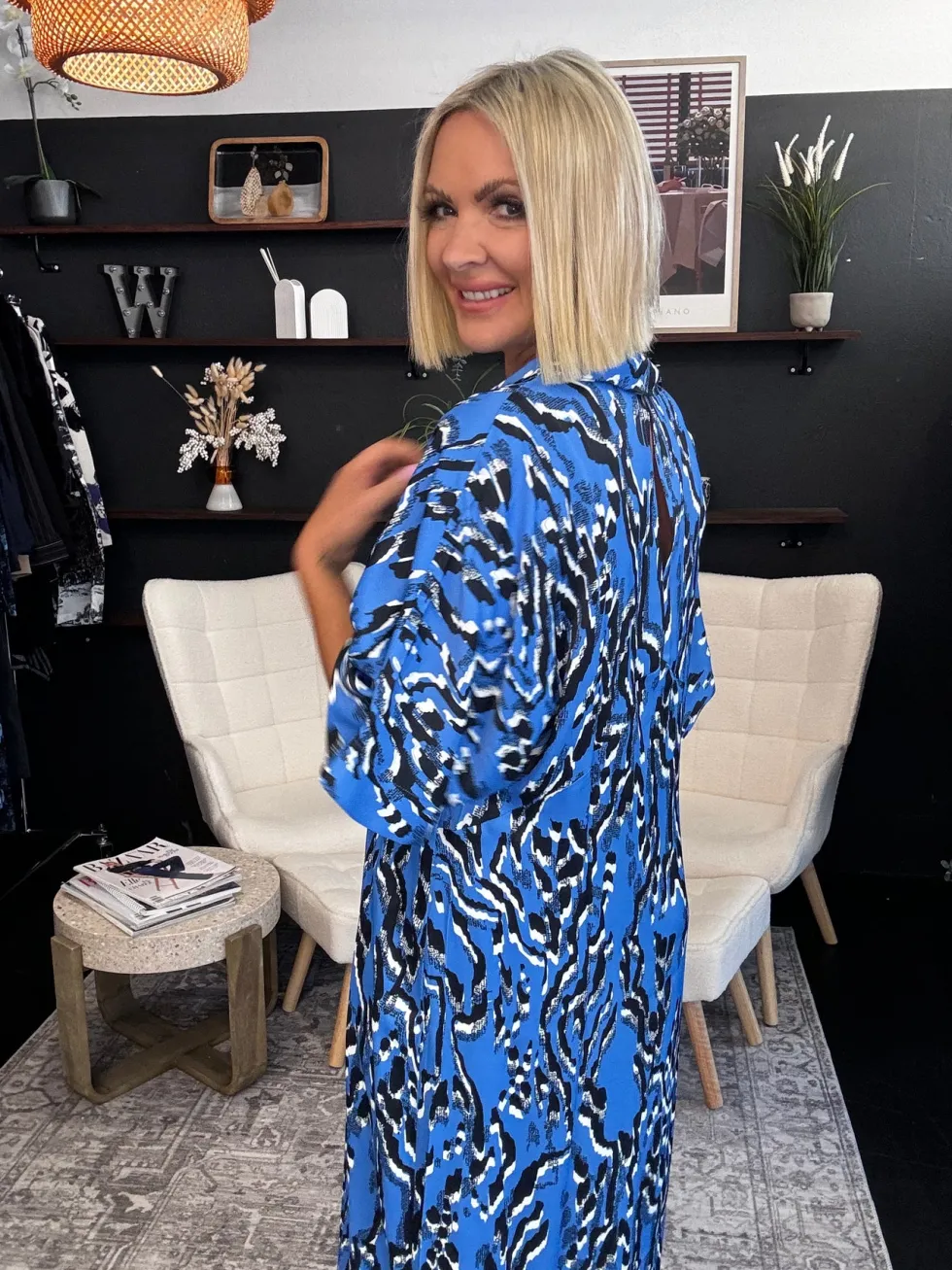 on-the-cowl-dress-dazzle-blu-hjfYlMXT-4.webp Maxi Dresses|FOIL>Foil On The Cowl Dress - Dazzle Blue