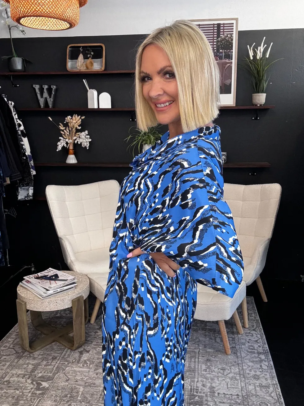 on-the-cowl-dress-dazzle-blu-hjfYlMXT-5.webp Maxi Dresses|FOIL>Foil On The Cowl Dress - Dazzle Blue