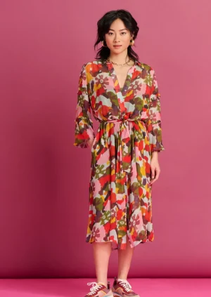 Shirts Edit|Shirt Dresses>POM Amsterdam Palette Of Colours Midi Dress